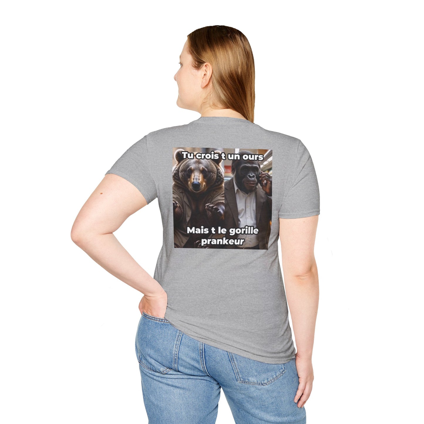 T-Shirt Gorille Prankeur (flocage dos)