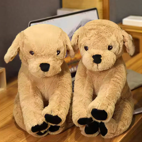 Chien prankeur peluche