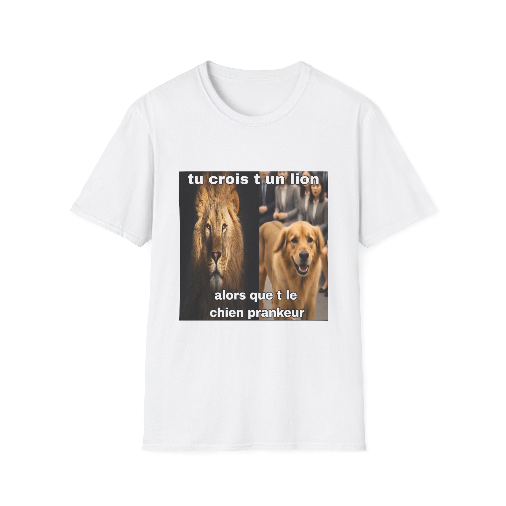 T-Shirt Chien prankeur (flocage avant)