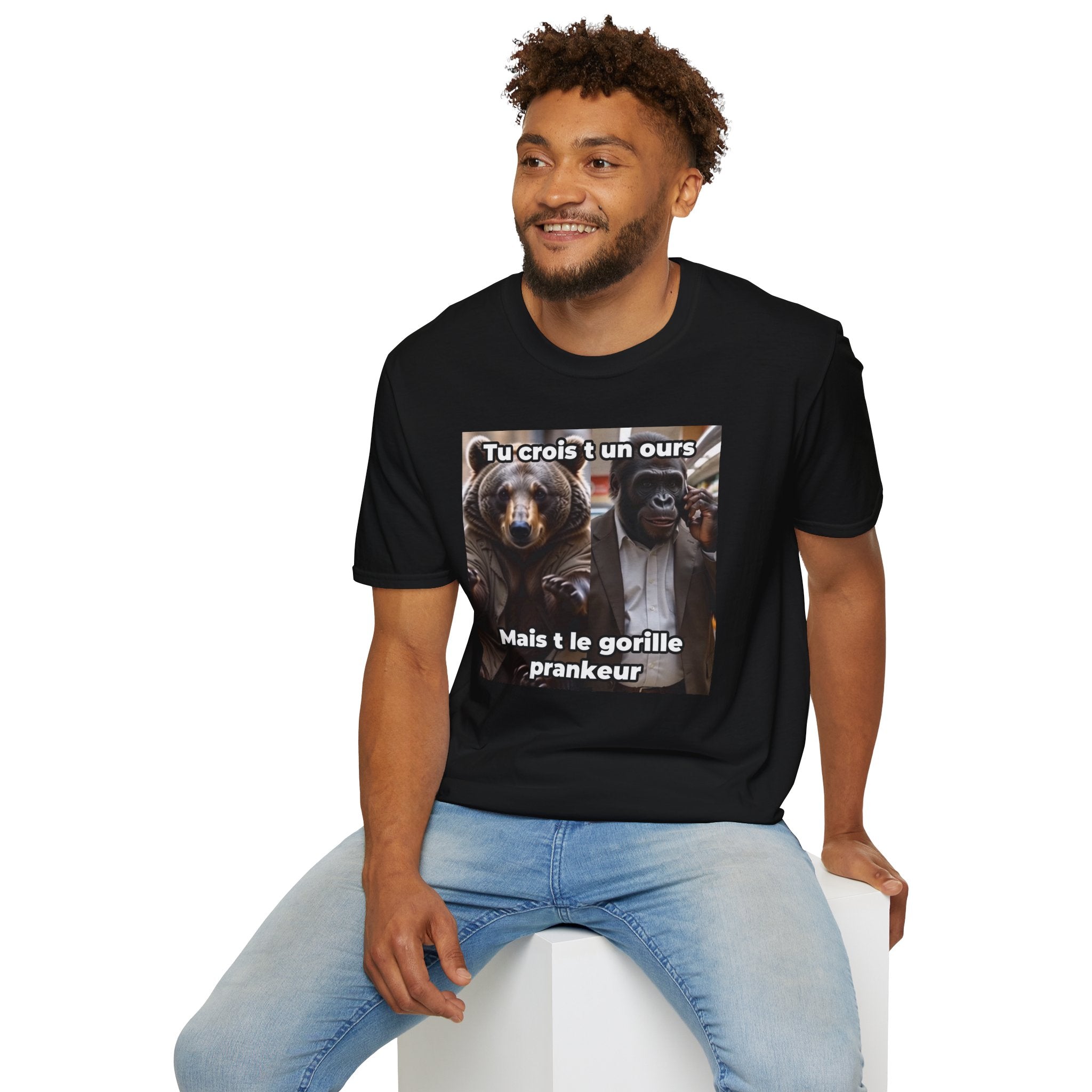 T-Shirt Gorille Prankeur (flocage avant)