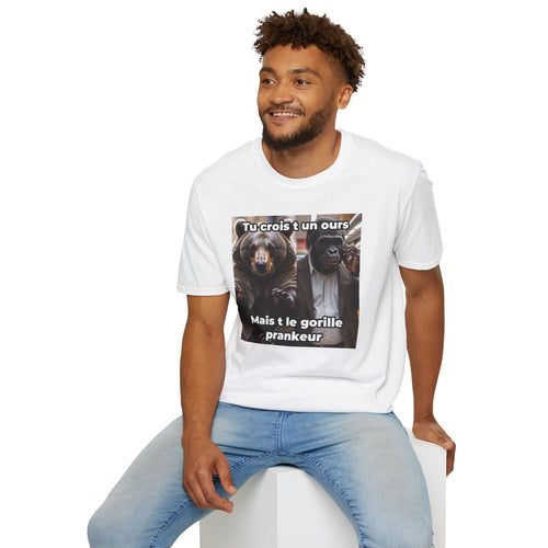 T-Shirt Gorille Prankeur (flocage avant)