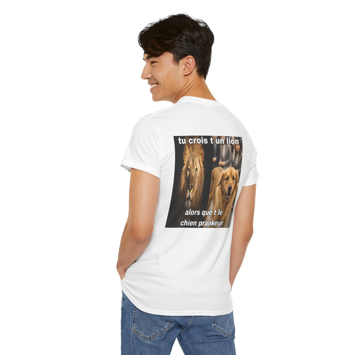 T-Shirt Chien prankeur (flocage dos)