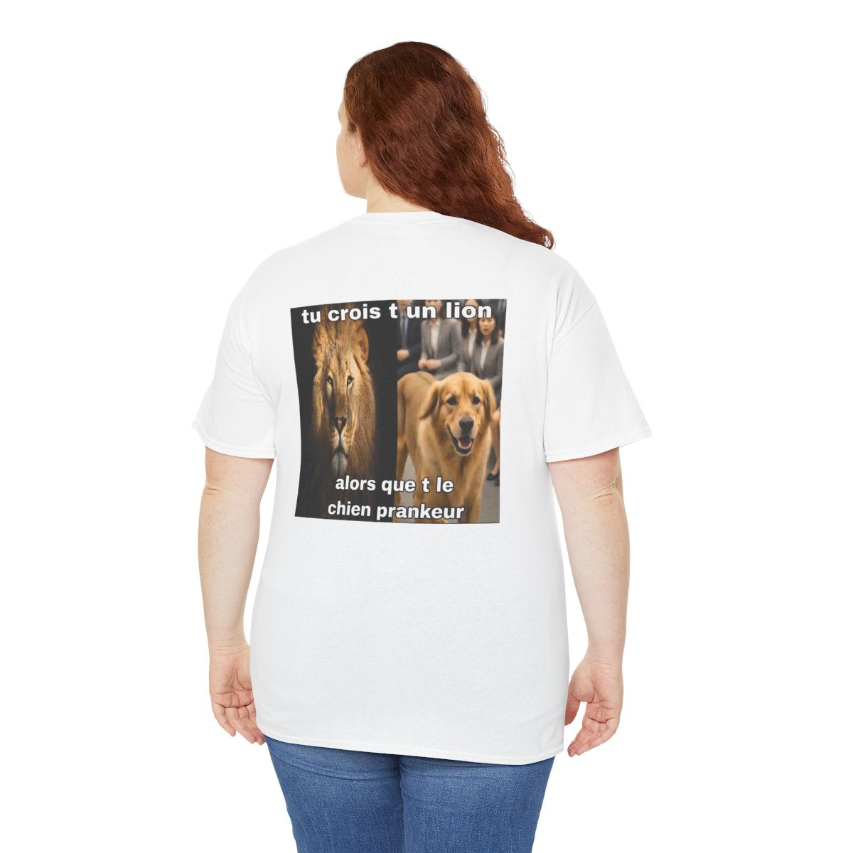 T-Shirt Chien prankeur (flocage dos)
