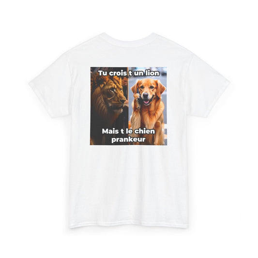 T-Shirt Chien Prankeur (flocage arrière)
