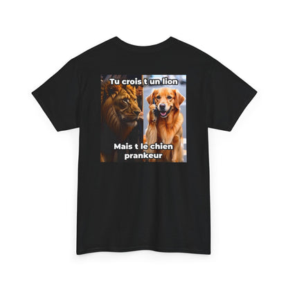T-Shirt Chien Prankeur (flocage arrière)