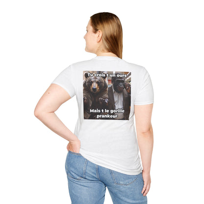 T-Shirt Gorille Prankeur (flocage dos)