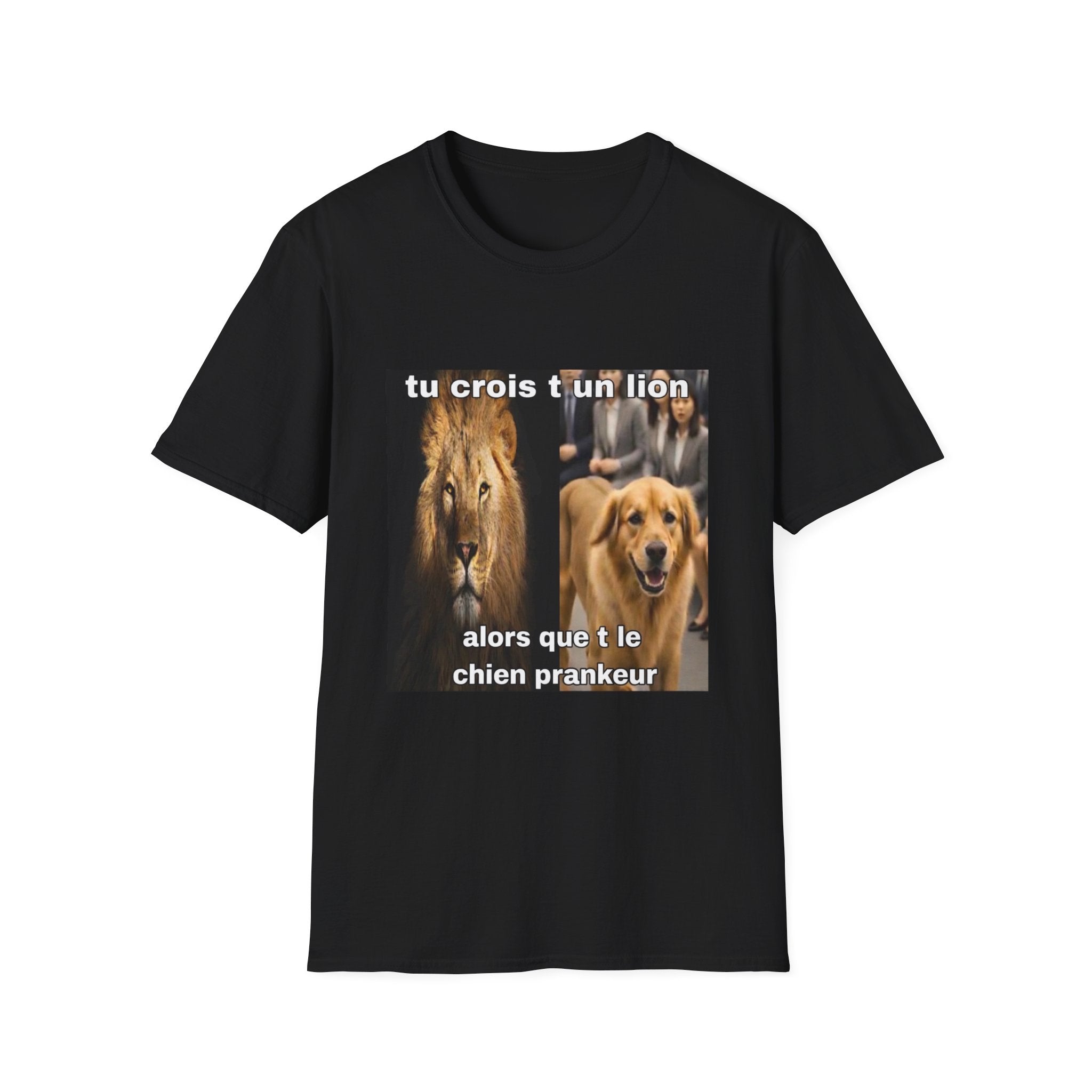 T-Shirt Chien prankeur (flocage avant)