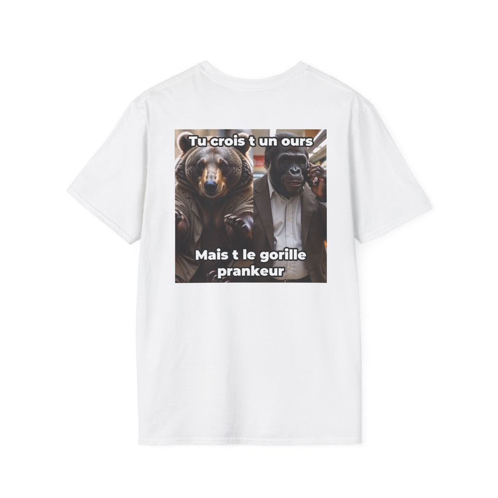T-Shirt Gorille Prankeur (flocage dos)