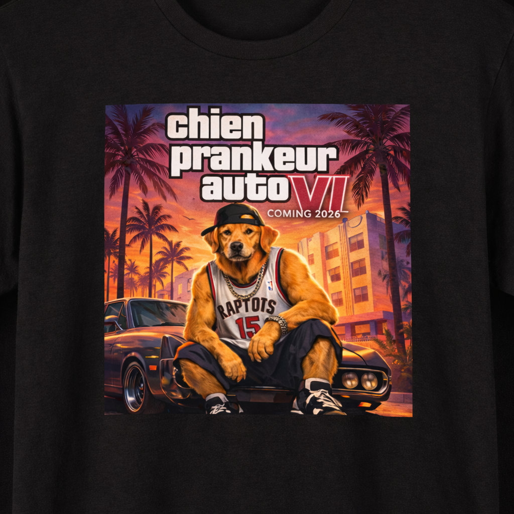 T-Shirt Chien Prankeur Auto VI
