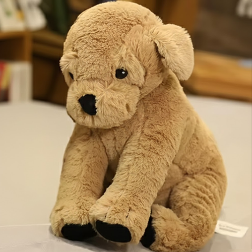 Chien prankeur peluche