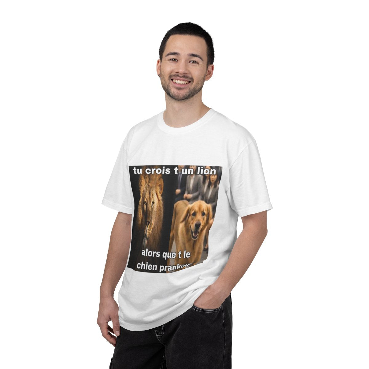 T-Shirt Chien prankeur (flocage avant)